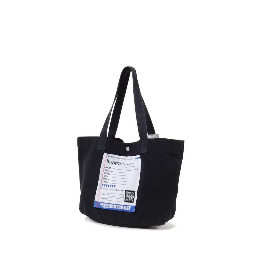 【in・stru(men-tal).】COTTON CANVAS TOTE BAG MINI-BLACK(I17BG702) MIHARA YASUHIRO -Women(ミハラ ヤスヒロ) | 