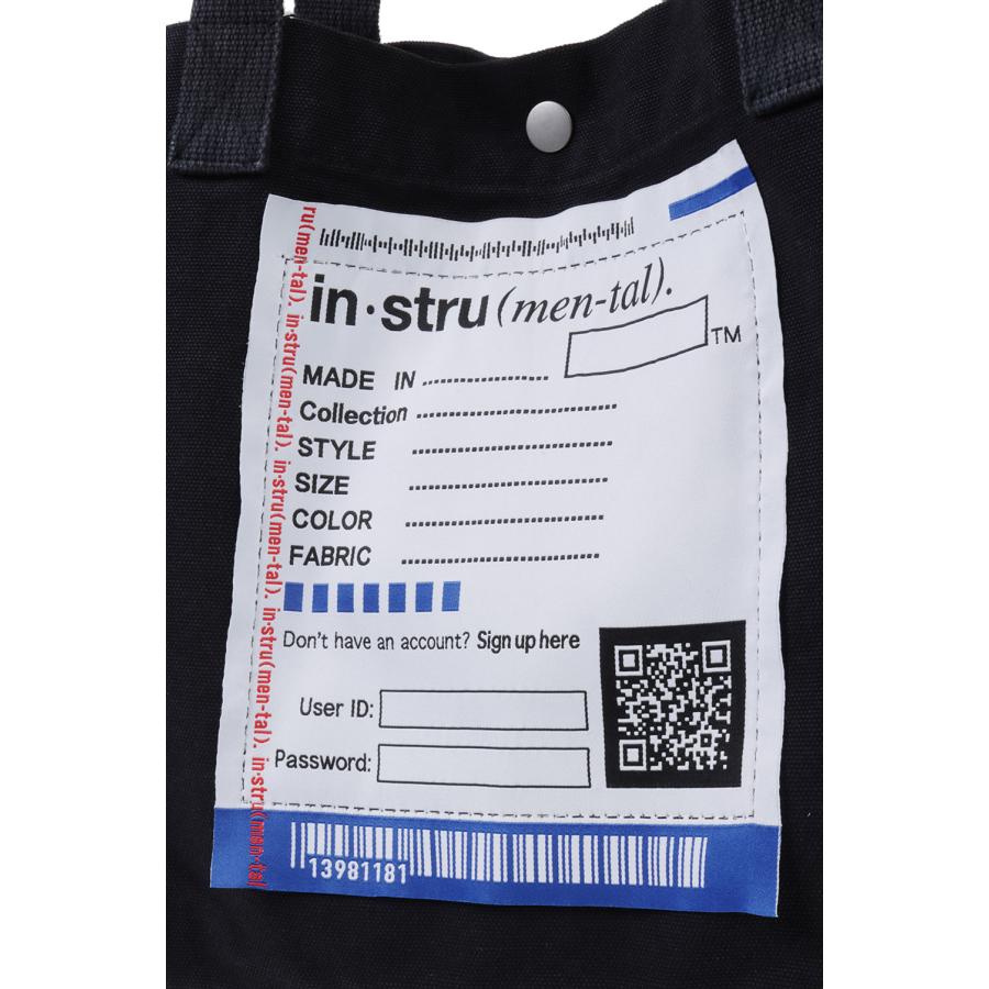 【in・stru(men-tal).】COTTON CANVAS TOTE BAG MINI-BLACK(I17BG702) MIHARA YASUHIRO -Women(ミハラ ヤスヒロ) |  | 03