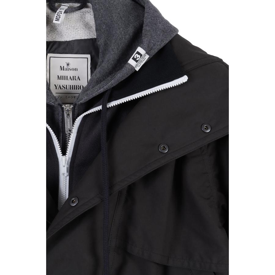 THREE LAYERED BONBER JACKET - BLACK (K17BL331) MIHARA YASUHIRO -Women(ミハラ ヤスヒロ) |  | 02
