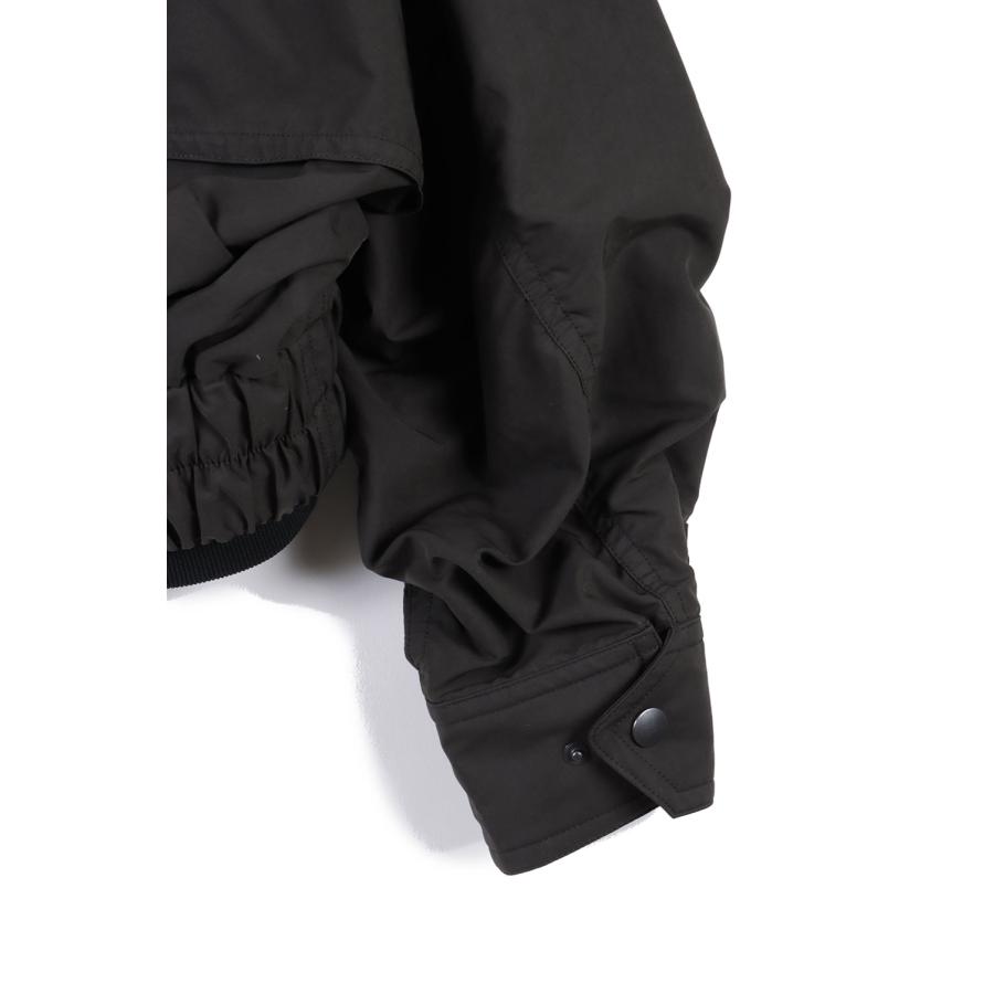 THREE LAYERED BONBER JACKET - BLACK (K17BL331) MIHARA YASUHIRO -Women(ミハラ ヤスヒロ) |  | 03