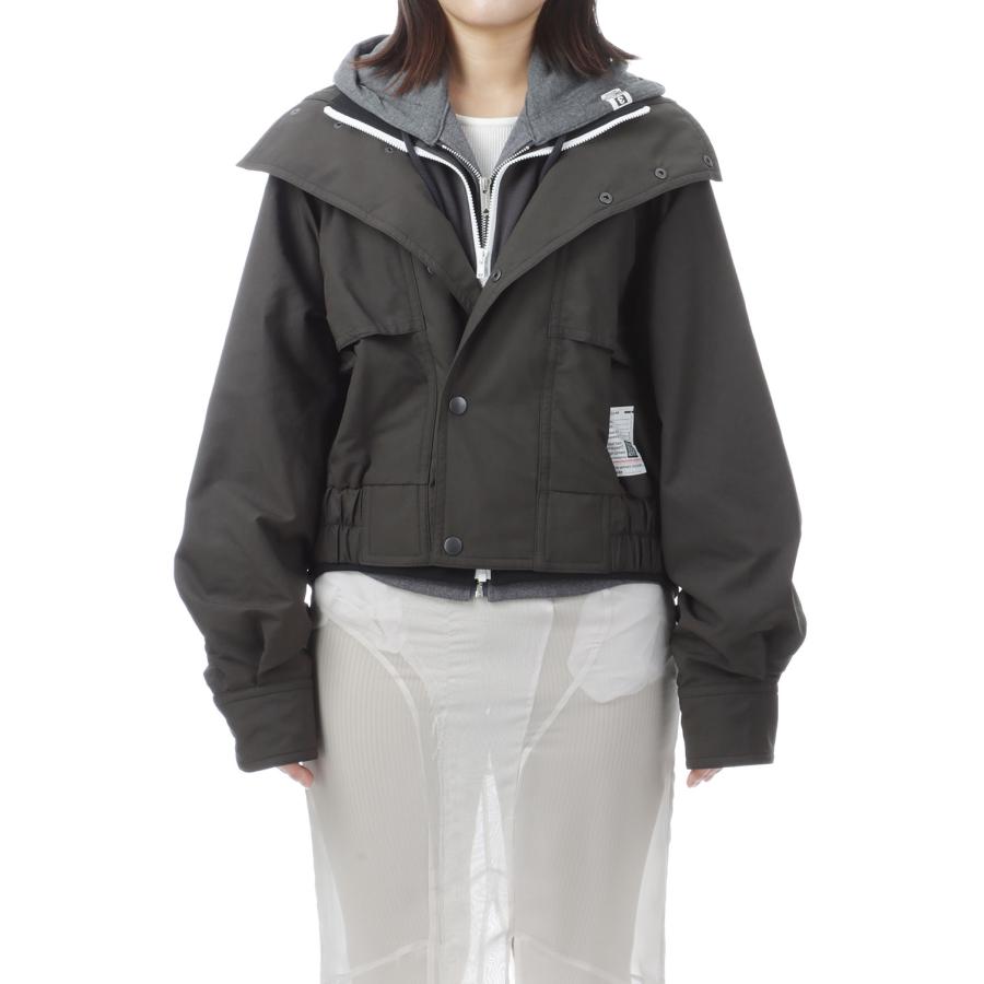 THREE LAYERED BONBER JACKET - BLACK (K17BL331) MIHARA YASUHIRO -Women(ミハラ ヤスヒロ) |  | 05