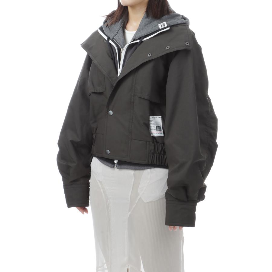 THREE LAYERED BONBER JACKET - BLACK (K17BL331) MIHARA YASUHIRO -Women(ミハラ ヤスヒロ) |  | 06