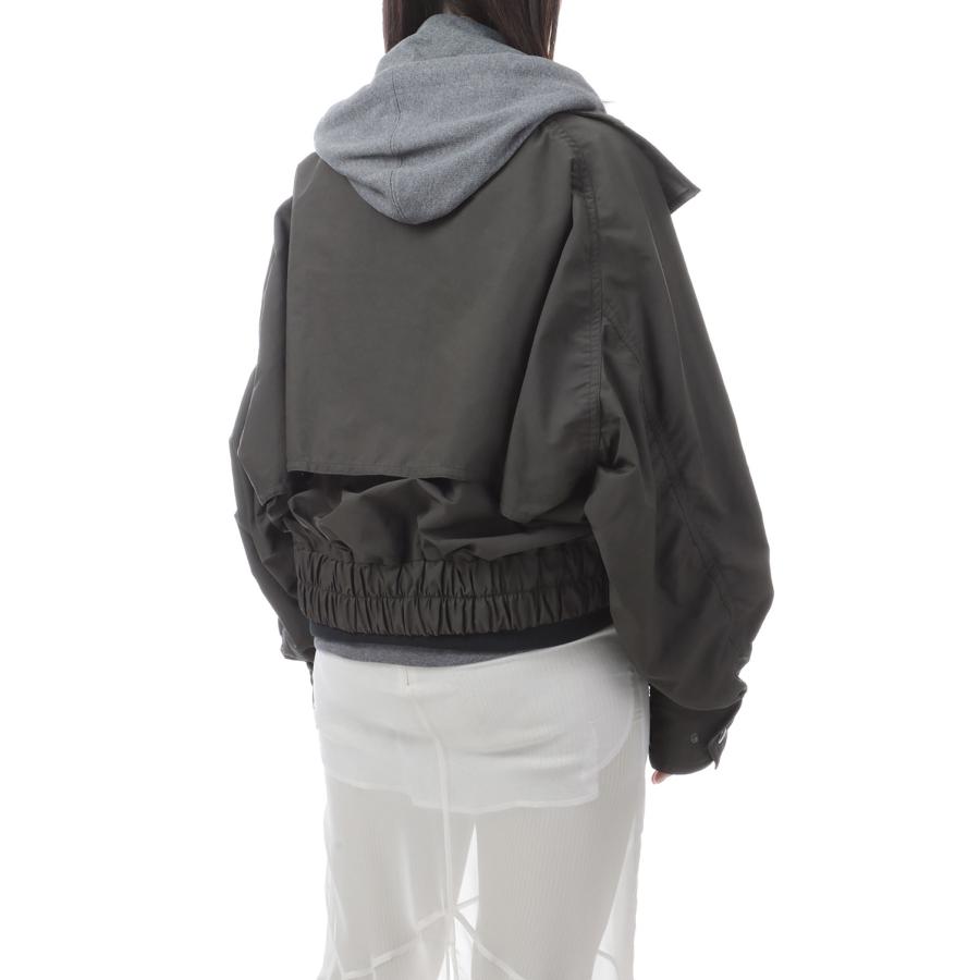 THREE LAYERED BONBER JACKET - BLACK (K17BL331) MIHARA YASUHIRO -Women(ミハラ ヤスヒロ) |  | 07