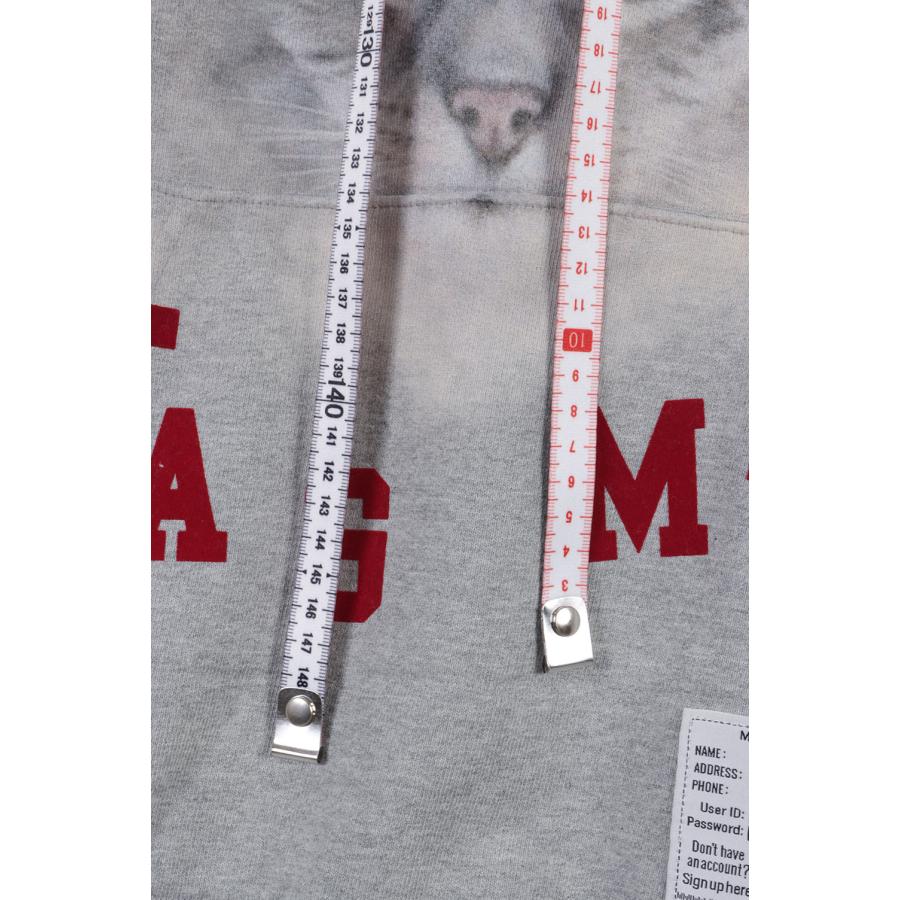 CAT PRINTED HOODIE - GRAY (K17HD741) MIHARA YASUHIRO -Women(ミハラ ヤスヒロ) |  | 03