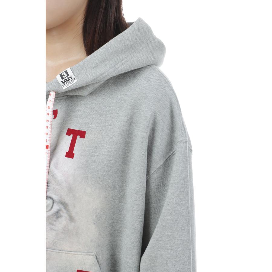 CAT PRINTED HOODIE - GRAY (K17HD741) MIHARA YASUHIRO -Women(ミハラ ヤスヒロ) |  | 08