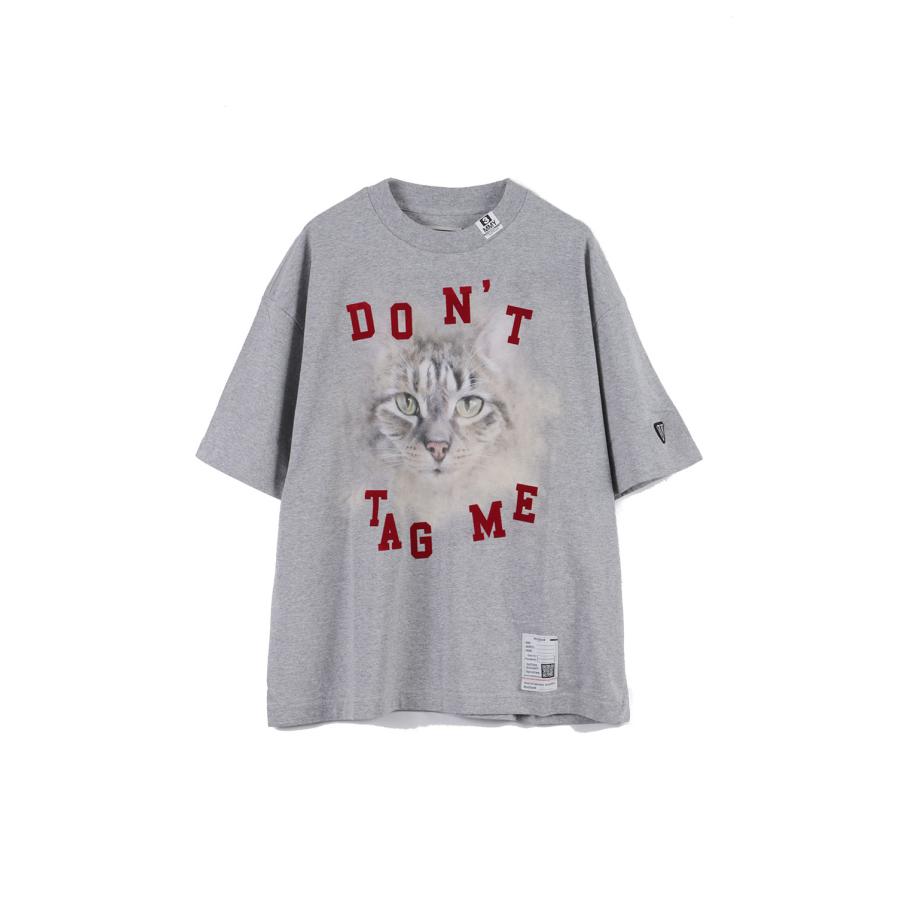 CAT PRINTED TEE - GRAY (K17TS853) MIHARA YASUHIRO -Women(ミハラ ヤスヒロ) | 