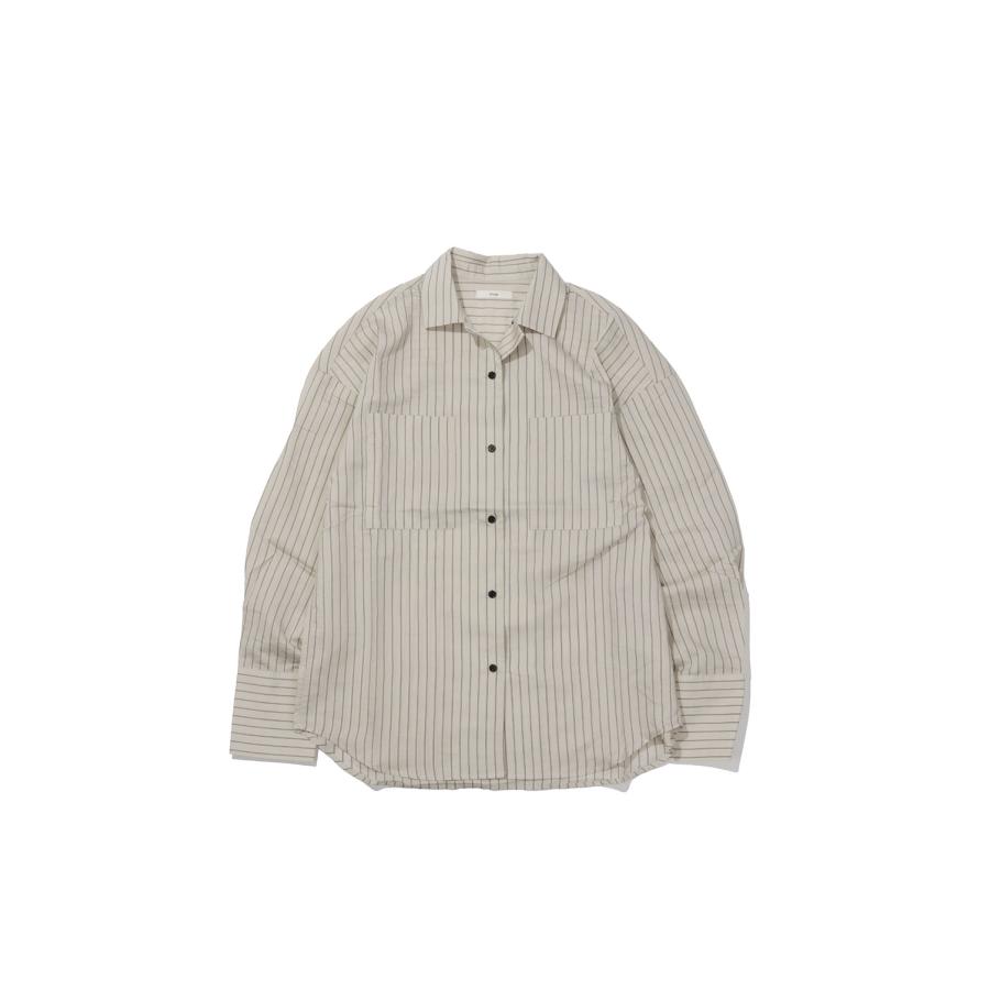 Opencollar Stripe Shirts -IVORY (62620414) anuke(アンヌーク) | 