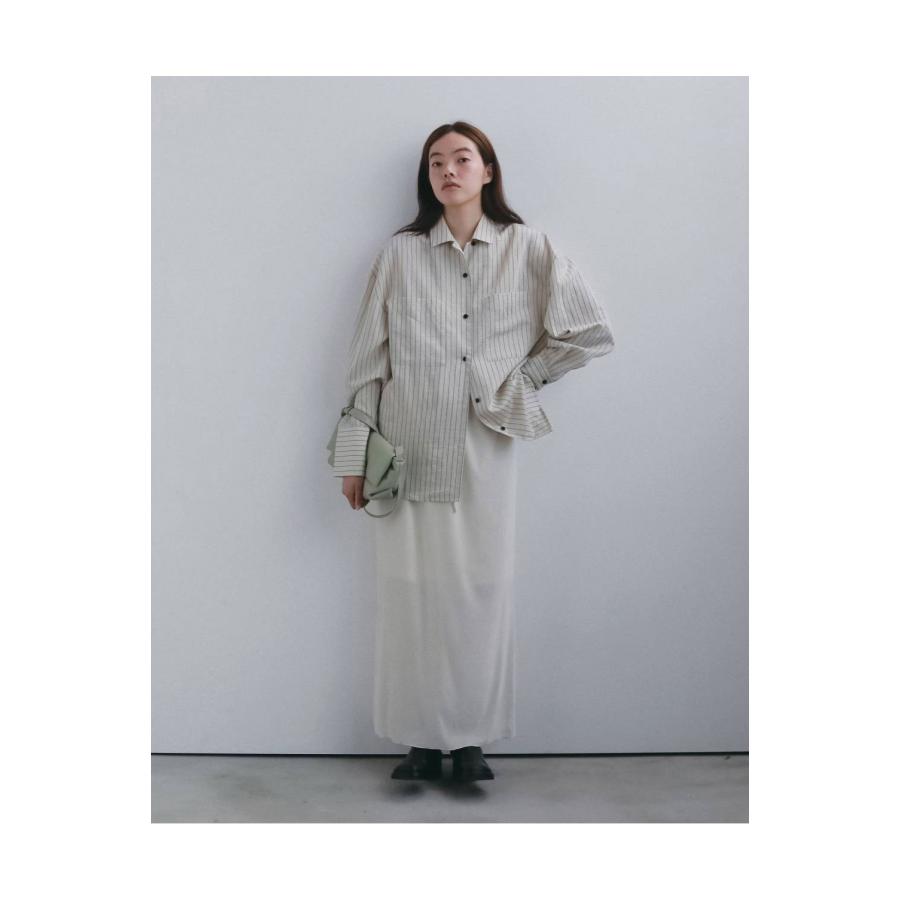 Opencollar Stripe Shirts -IVORY (62620414) anuke(アンヌーク) |  | 03