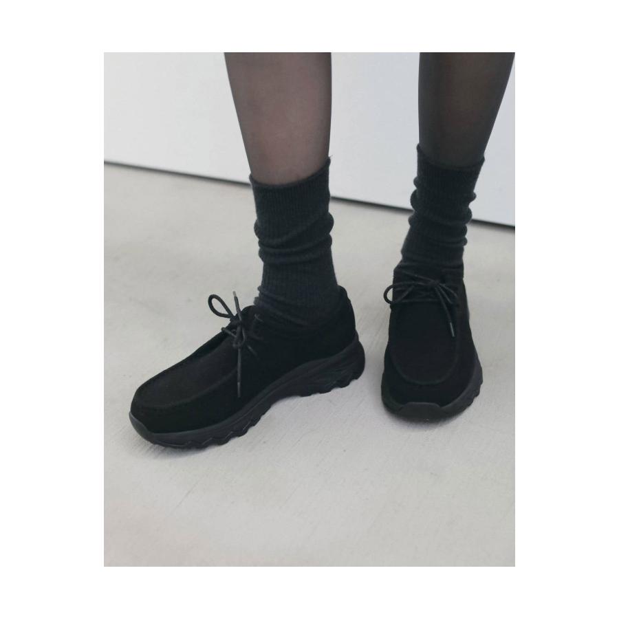 Eco Suede Moccasin -BLACK (62621009) anuke(アンヌーク) |  | 09
