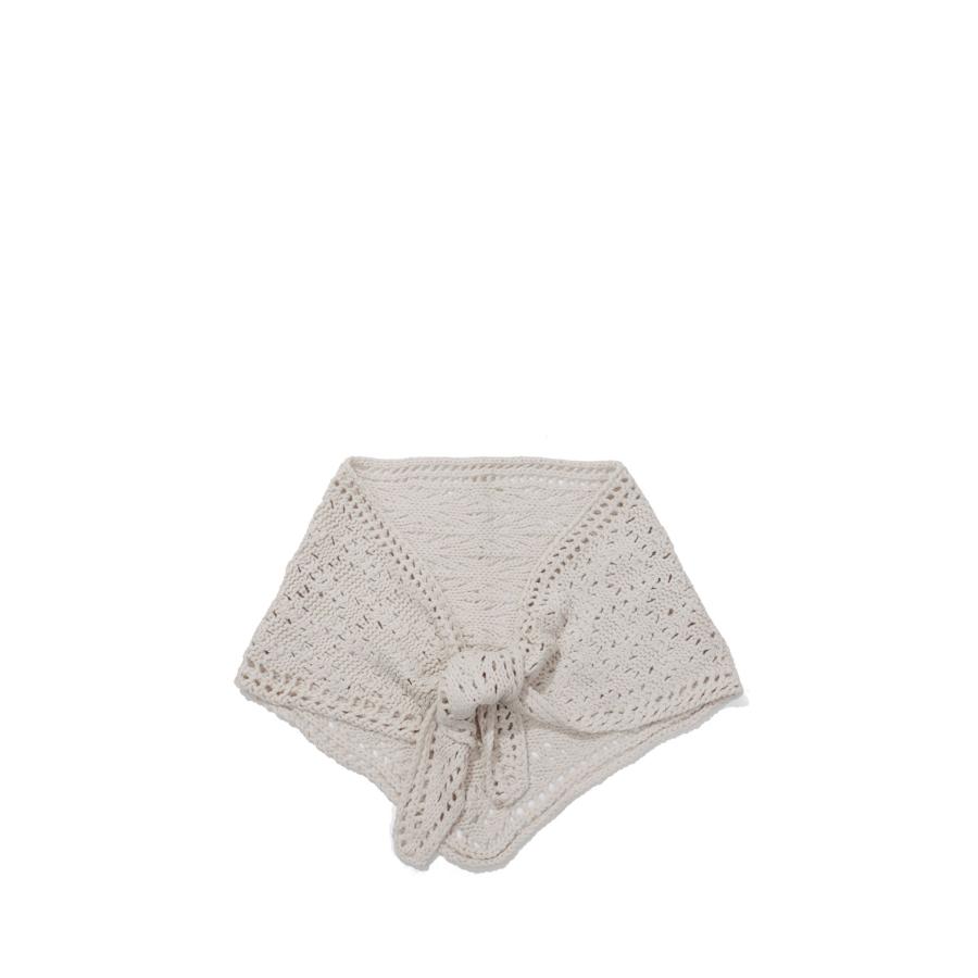 Crochet Triangle Scarf -IVORY (62621034) anuke(アンヌーク) | 