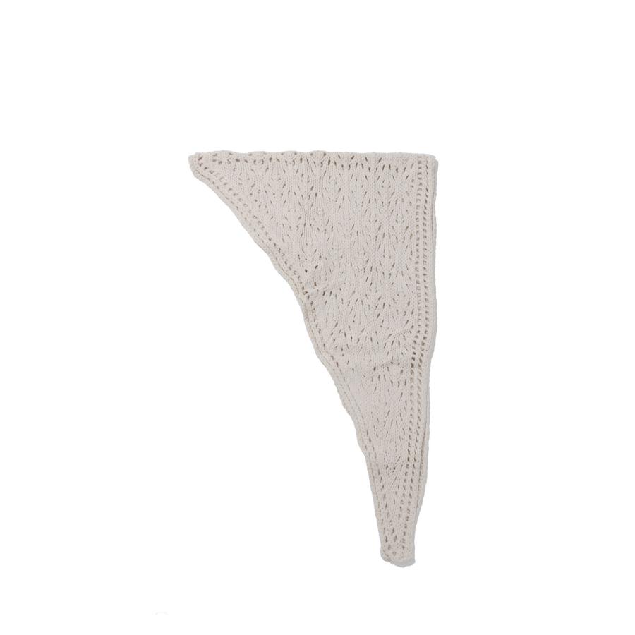 Crochet Triangle Scarf -IVORY (62621034) anuke(アンヌーク) |  | 01