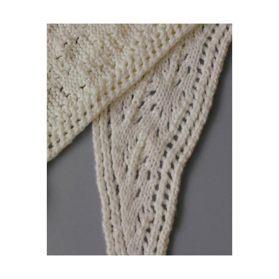 Crochet Triangle Scarf -IVORY (62621034) anuke(アンヌーク) |  | 02