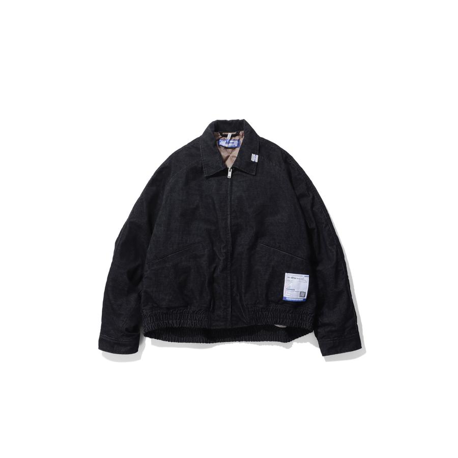 CORDUROY ZIP BLOUSON-NAVY(I17BL041)* MIHARA YASUHIRO -Women(ミハラ ヤスヒロ) | 
