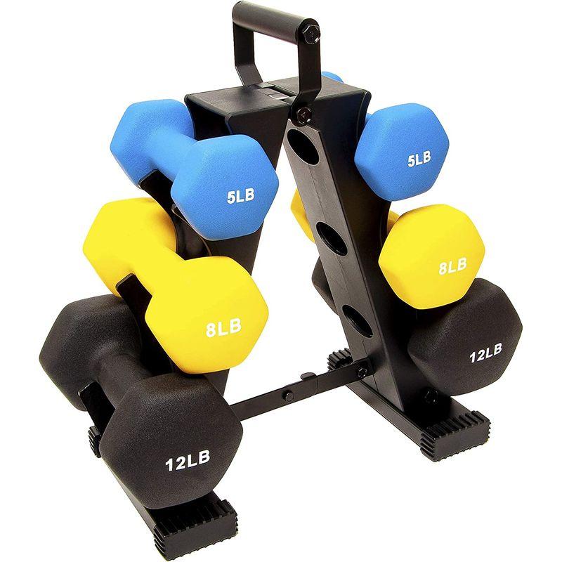 日本正規輸入品バランスフロム(BalanceFrom) ダンベルセット カラーネオプレンコーティング マルチカラー スタンド付 D5812 スポーツ フィットネス、トレーニング その他トレーニング用品 O1350285034(12920円)