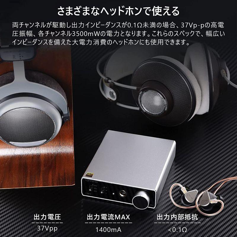Topping L30II 新登場 DAC ヘッドホンアンプ NFCA回路搭載 プリアンプ ハイレゾ ヘッドホン 3段階ゲイン設定 3500 L30II 新登場 DAC ヘッドホンアンプ NFCA回路搭載 プリアンプ ハイレゾ ヘッドホン 3段階ゲイン設定 L30IIは TOPPING