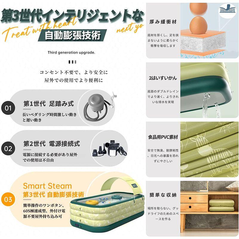 X XUNTAO2022新昇級 自動膨脹 プール家庭用プール 屋根付き 大型 プール 子供用 びにーるぷーる 耐高温 耐摩擦 天蓋付き 折り XUNTAO2022新昇級 自動膨脹 プール家庭用プール 屋根付き 大型 プール 子供用 びにーるぷーる 耐高温 耐摩擦 天蓋付き 折り