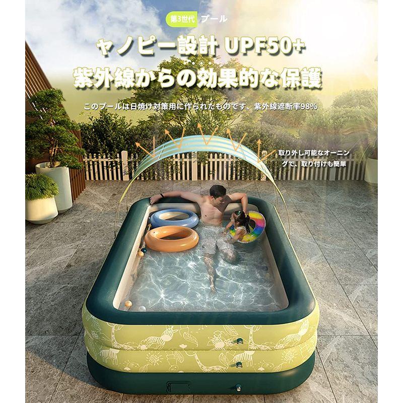 X XUNTAO2022新昇級 自動膨脹 プール家庭用プール 屋根付き 大型 プール 子供用 びにーるぷーる 耐高温 耐摩擦 天蓋付き 折り XUNTAO2022新昇級 自動膨脹 プール家庭用プール 屋根付き 大型 プール 子供用 びにーるぷーる 耐高温 耐摩擦 天蓋付き 折り