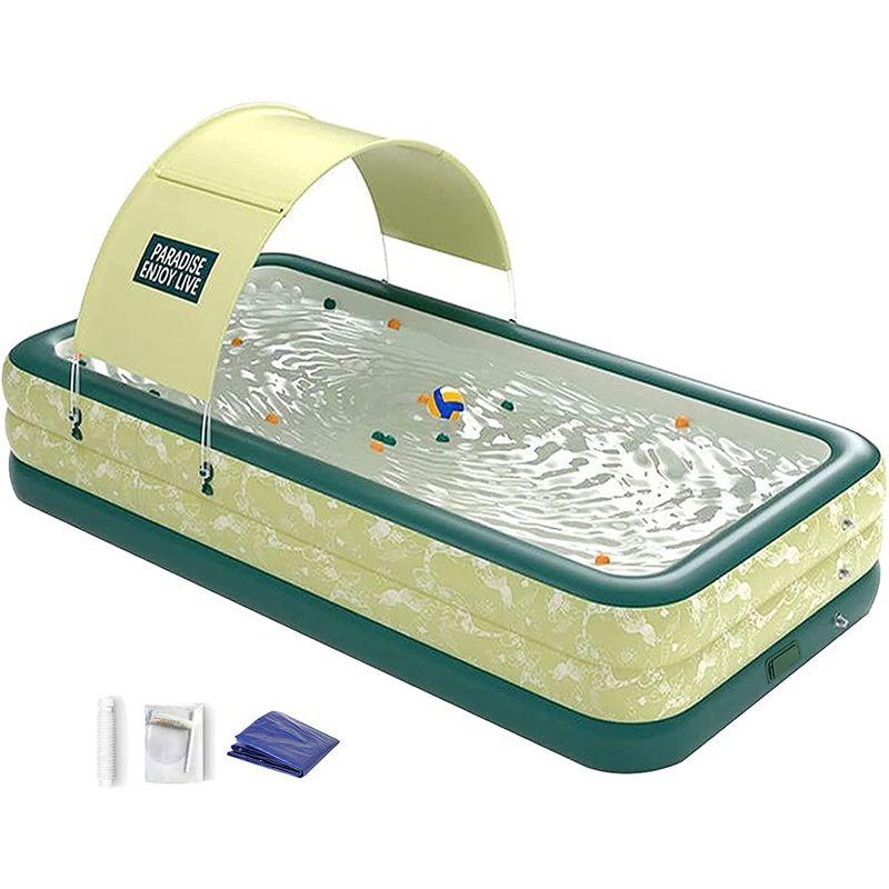 X XUNTAO2022新昇級 自動膨脹 プール家庭用プール 屋根付き 大型 プール 子供用 びにーるぷーる 耐高温 耐摩擦 天蓋付き 折り XUNTAO2022新昇級 自動膨脹 プール家庭用プール 屋根付き 大型 プール 子供用 びにーるぷーる 耐高温 耐摩擦 天蓋付き 折り