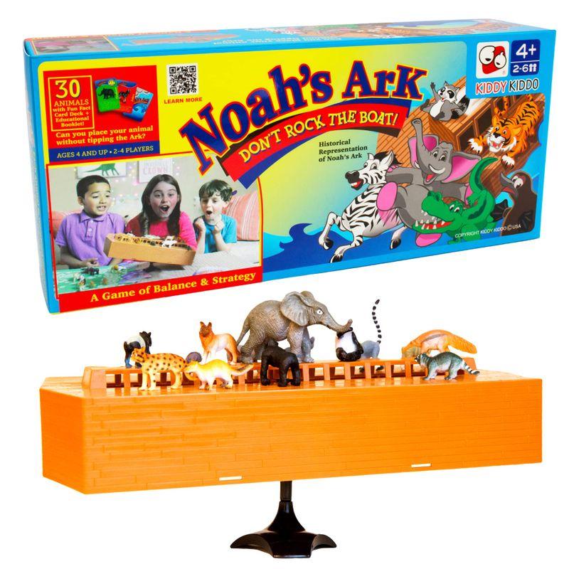 ノアの箱舟 おもちゃ バランスゲーム 宗教的 積み重ね 教育 ボードゲーム 動物おもちゃ 30匹 動物