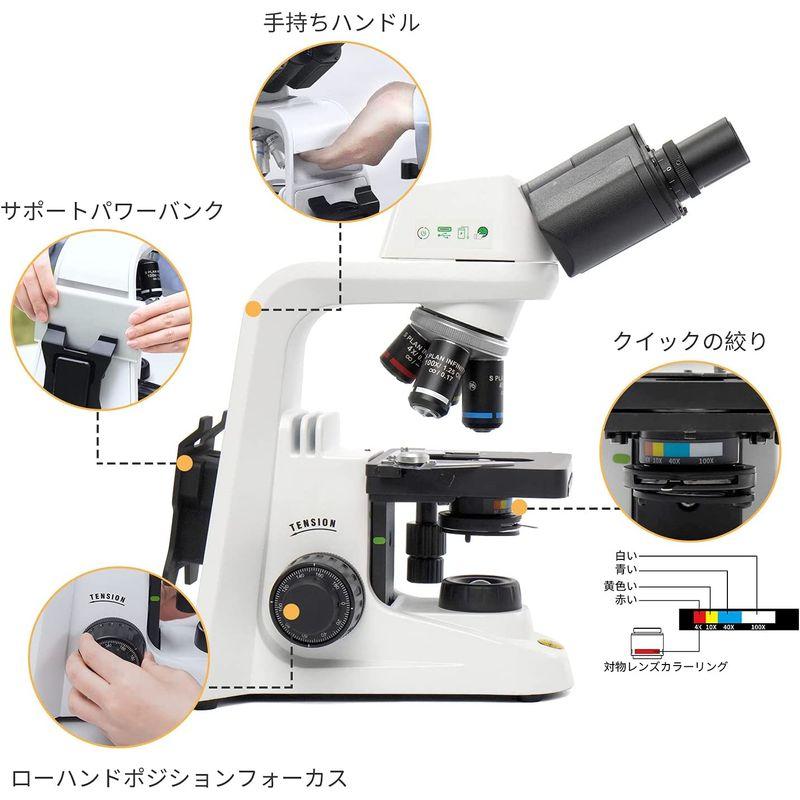 「送料無料・年末感謝」 SWIFT Stellar 1 Pro-B 研究用無限遠補正光学システム 実験用多機能顕微鏡 倍率40X-2500X ジーデントップ式双眼ヘ 【HOV1151597085】(40425円)