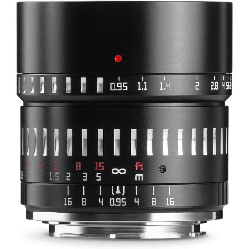 銘匠光学 TTArtisan 50mm f/0.95 C ソニーEマウント・APS-C (ブラック×シルバー) 50mm TTArtisan f/0 ソニーEマウント APS ブラック×シルバー