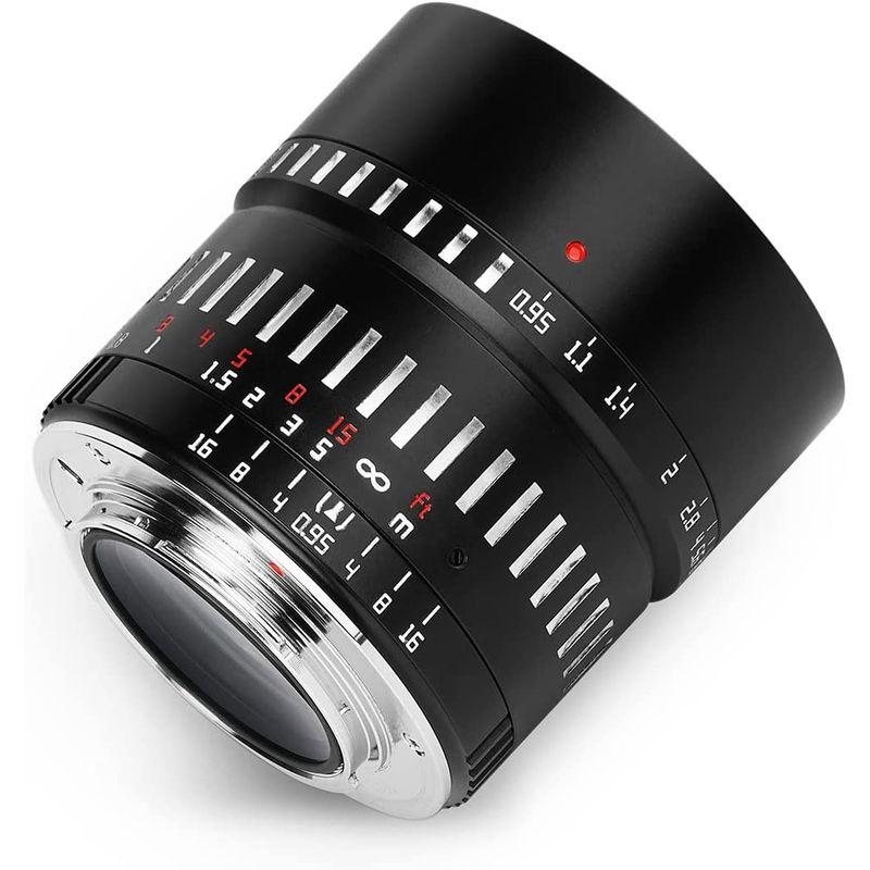 銘匠光学 TTArtisan 50mm f/0.95 C ソニーEマウント・APS-C (ブラック×シルバー) 50mm TTArtisan f/0 ソニーEマウント APS ブラック×シルバー