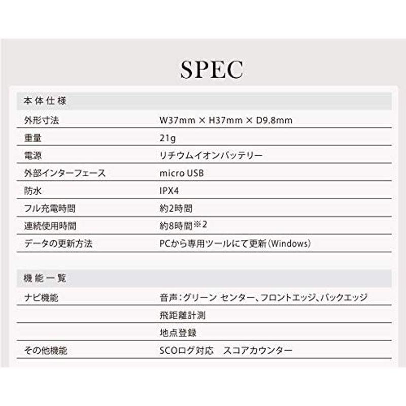 ショットナビ(Shot Navi) ショットナビ(Shot Navi) V2 ユニセックス SN-V2-W Shot Navi V2 ショットナビ ユニセックス SN