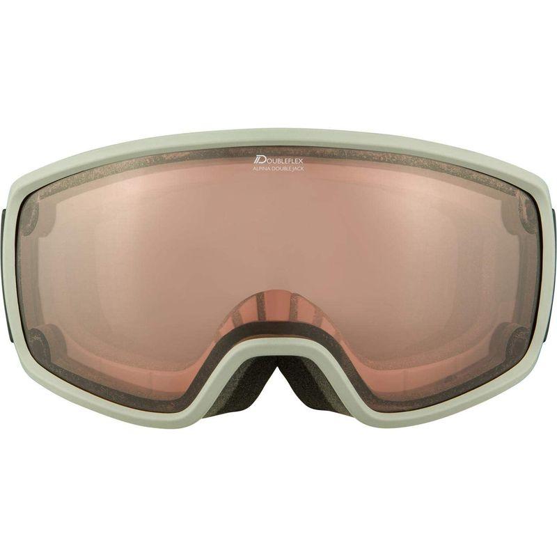 ALPINA(アルピナ) スキースノーボードゴーグル ユニセックス マグネット式着脱ミラーレンズ 偏光 メガネ使用可 DOUBLE JACK ALPINA アルピナ スキースノーボードゴーグル ユニセックス マグネット式着脱ミラーレンズ 偏光 メガネ使用可 DOUBLE JACK