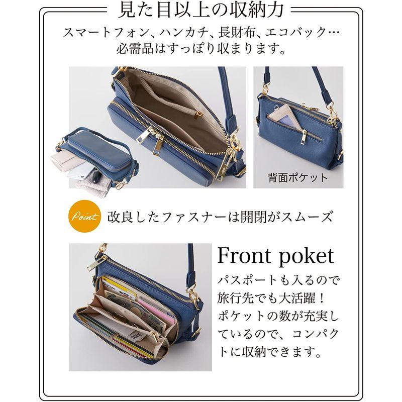 イマイバッグ QUAY お財布ポーチ 本革 ショルダーバッグ レザーバッグ レディース お財布ポシェット 44460NN ブラック QUAY お財布ポーチ 本革 ショルダーバッグ レザーバッグ レディース お財布ポシェット 44460NN ブラック