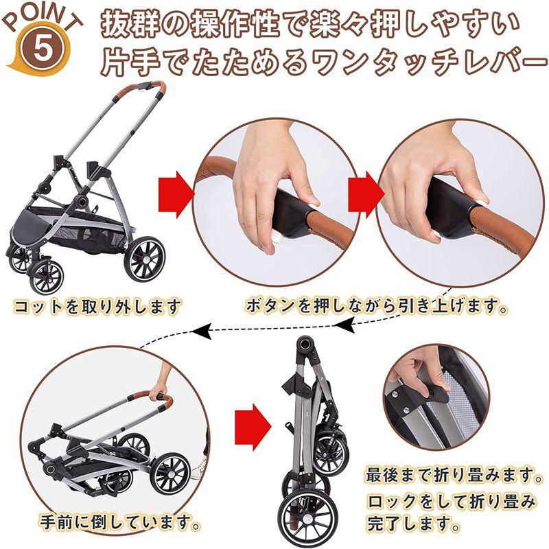 PETTOM ペットカート ベビーカー 犬 バギー アルミ製 分離型 対面式 小型犬 中型犬 猫 多頭 カート 軽量コンパクト ワンタッチ PETTOM ペットカート ベビーカー バギー アルミ製 分離型 対面式 小型犬 中型犬 多頭 カート 軽量コンパクト ワンタッチ