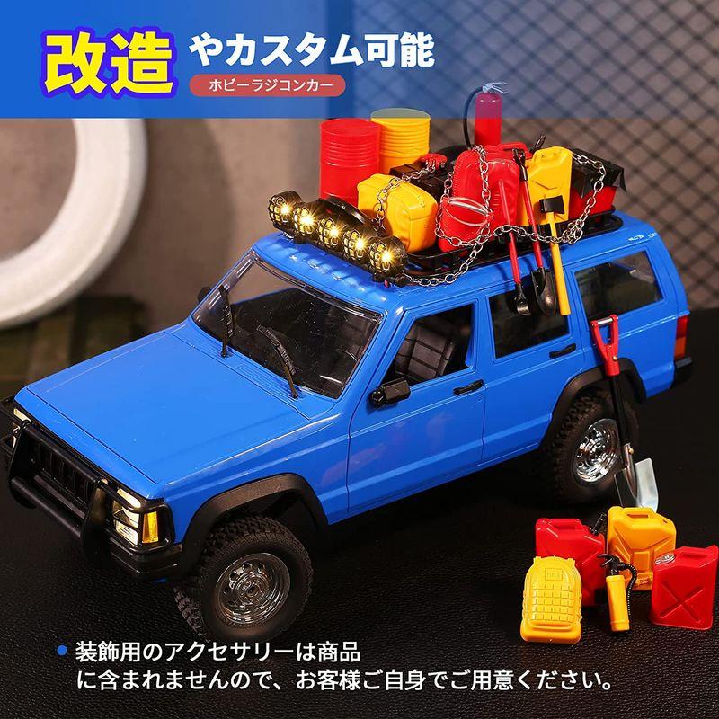 DEERC ラジコン クローラー ホビー ラジコンカー オフロード Jeep ジープ 改造やカスタム可能 1/12スケール 四輪駆動 超リア ラジコン クローラー ホビー ラジコンカー オフロード Jeep ジープ 改造やカスタム可能 1/12スケール 四輪駆動 超リア