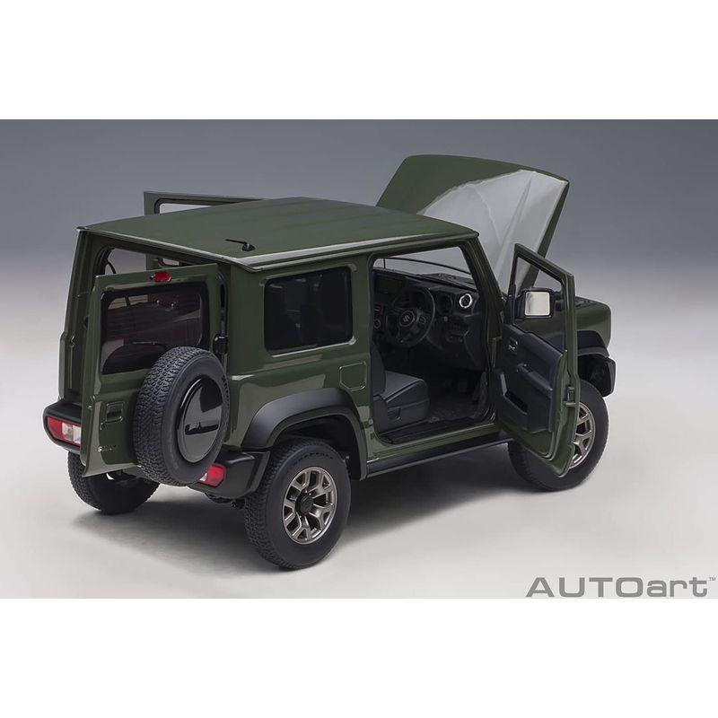 AUTOart 1/18 スズキ ジムニー シエラ (JB74) モスグリーン 完成品 78509 AUTOart 1/18 スズキ ジムニー シエラ JB74 モスグリーン 完成品