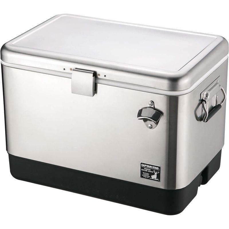 キャプテンスタッグ(CAPTAIN STAG) クーラーボックス ステンレスフォームクーラー 容量51L 水抜き栓・栓抜き付き UE-76 キャプテンスタッグ CAPTAIN STAG クーラーボックス ステンレスフォームクーラー 容量51L 水抜き栓 栓抜き付き UE サイズ
