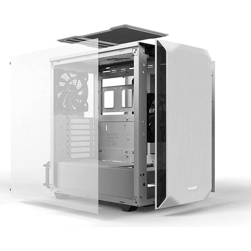 be quiet 静音ATXケース 大型CPUクーラー取付可能 PURE BASE 500 White BG035 be quiet 静音ATXケース 大型CPUクーラー取付可能 PURE BASE White BG035