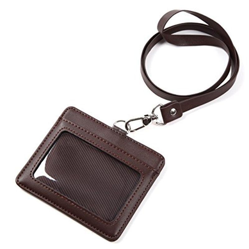 モノボックスジャパン 牛革 Idカードホルダー ネックストラップ ポケット2か所 安全装置 強化フィルム 軽量モデル パスケース 1name Q2vrkbfyr0 ファッション Sliming In