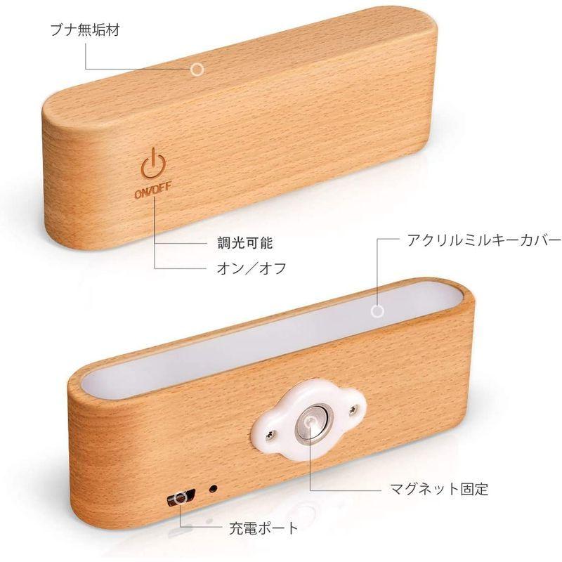 公式 ブラケットライト Led 壁ライト Usb充電式読書灯 電池付きベッドサイドランプ 調光可能 暖色ナイトライト マグネット 360 角度調整 フットライト 足元灯 Www We Job Com