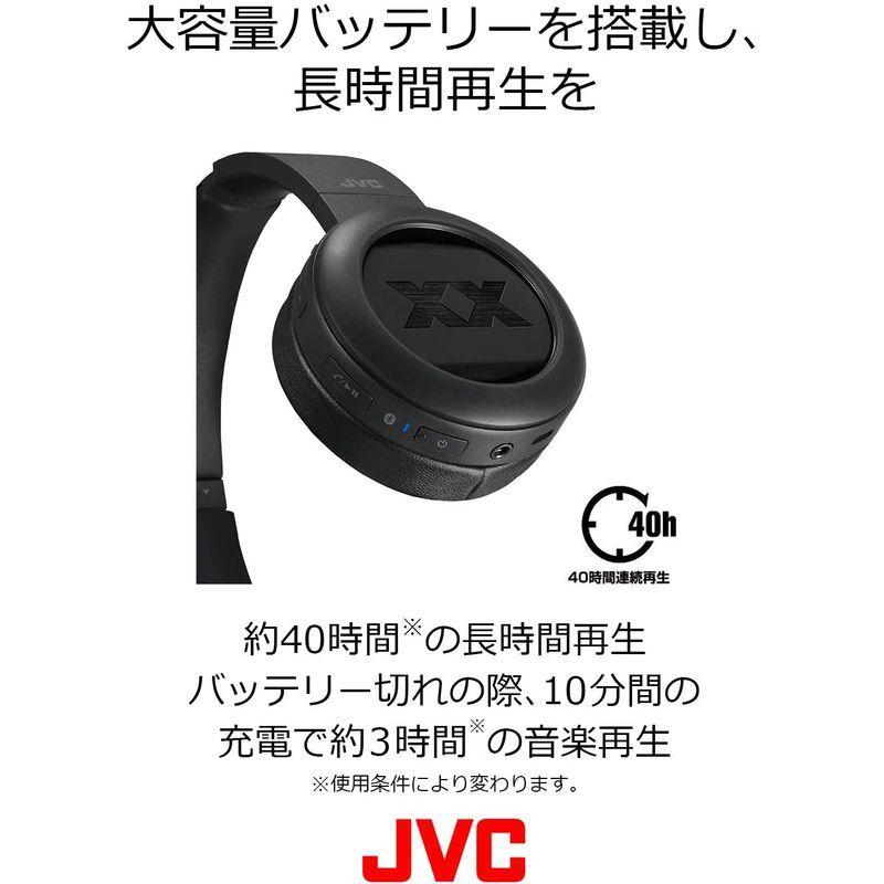 JVC HA-XP50BT-R ワイヤレスヘッドホン XXシリーズ Bluetooth・NFC対応 重低音 最大40時間再生 テレワーク・テ｜deepseamermaid｜07