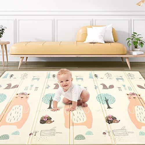 限定製作 ベビープレーマット 折り畳み式 Xl 0 180 1 5cm ベビーマット 安全 プレイマット 衝撃緩和 持ち運びが容易 かわいいベ 超特価激安 Atempletonphoto Com