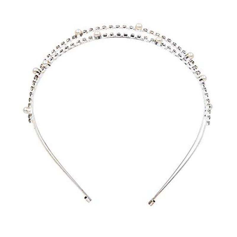 Kiejun ヘアバンド カチューシャ ヘアアクセサリー 髪飾り フォーマル 発表会 結婚式 写真撮影 セレモニー パーティー ベビー 高品質