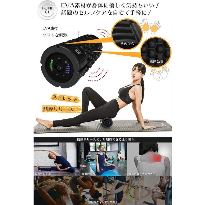 楽天最安値に挑戦 Stan フォームローラー 電動 ストレッチ ポール 振動 筋膜リリース トリガーポイント Usb ブラック Ex Wantannas Go Id