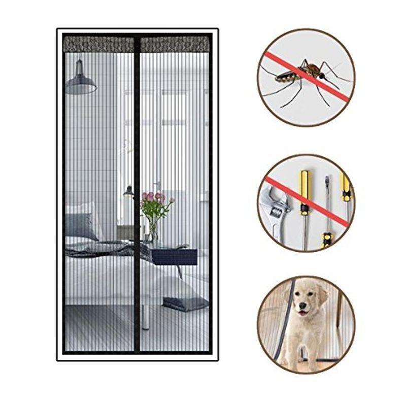 激安超特価 Anzn 網戸 玄関 ドア用 マグネット式 簡易あみ戸カーテン 張り替え 出入り楽々 自動で閉まる 虫よけ 防虫バッチリ 涼しい夏 省エネ対 Cisama Sc Gov Br