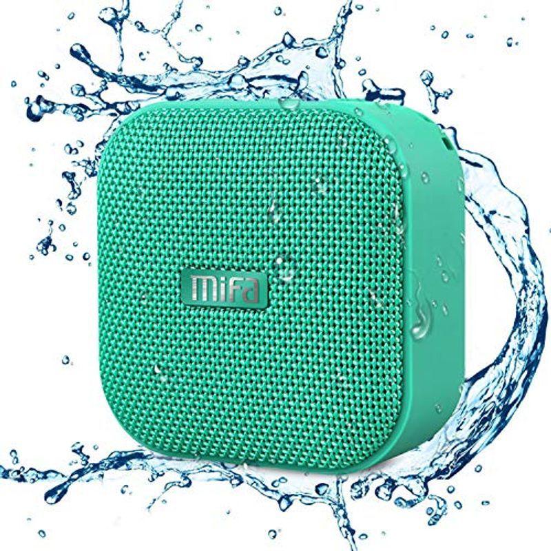 MIFA A1 グリーン Bluetoothスピーカー IP56防塵防水 コンパクト マカロン色で可愛い TWS機能でステレオサウンド 12