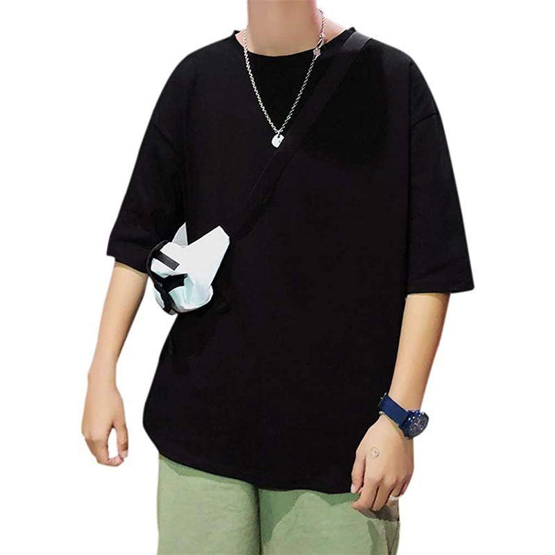 セカンドルーツ メンズ 半袖 Tシャツ シンプル t シャツ ラウンド ...