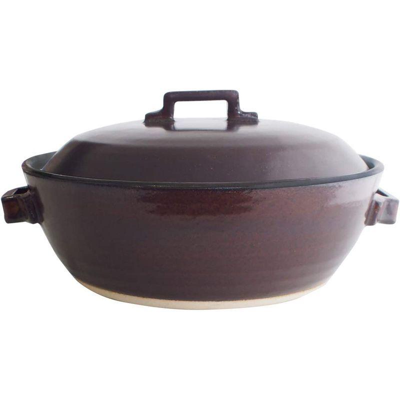 マルヨシ陶器 セラミック加工 IH 土鍋 STYLE BROWN 8号 茶 2.2l 土鍋 IH対応 おしゃれ 8号 M1079 土鍋 8号 マルヨシ陶器 セラミック加工 IH STYLE BROWN 2l IH対応 おしゃれ M1079