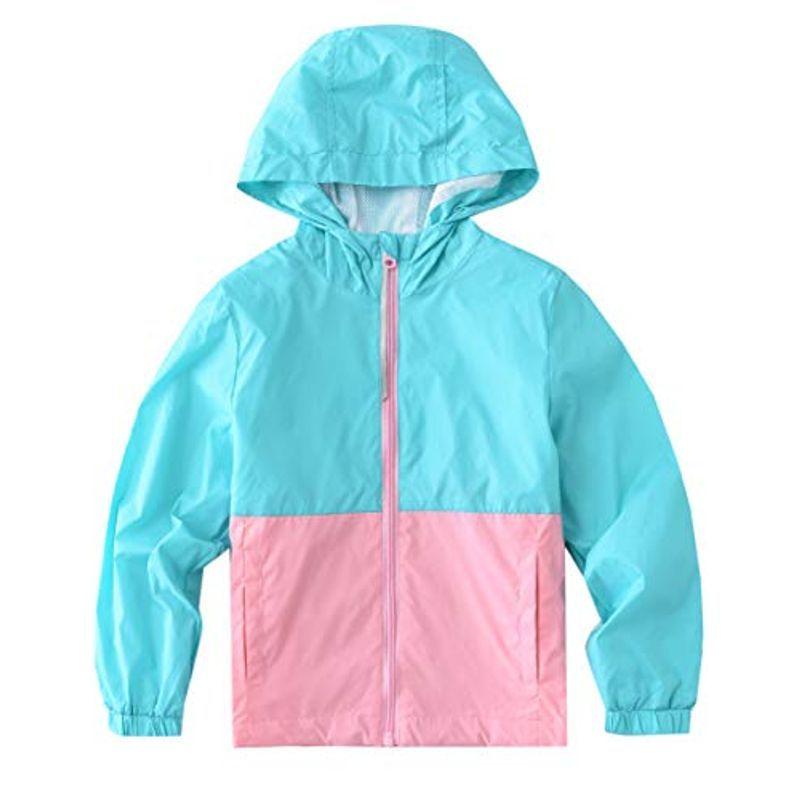 M2c ウインドブレーカー キッズ ジャケット マウンテンパーカー 春 夏 撥水 軽量 防風 アウター 男の子 水色 110 ディズニー プリンセスのベビーグッズも大集合