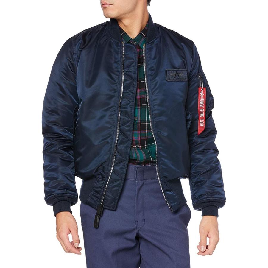 即納 最大半額 アウター アルファインダストリーズ Ma 1 Xl R Blue Ta0199 Flying A バックエンブレム タイト ジャケット Www Reinnec Cl