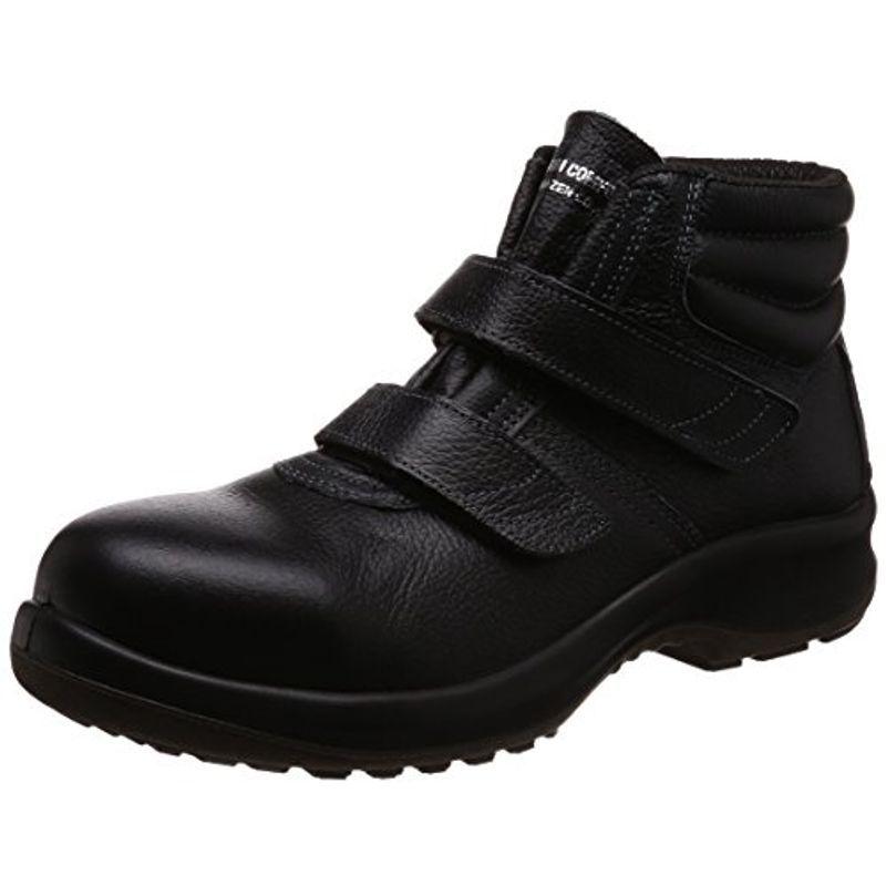 ミドリ安全 安全靴 JIS規格 中編上靴 プレミアムコンフォート PRM225 メンズ ブラック 26 cm 3E