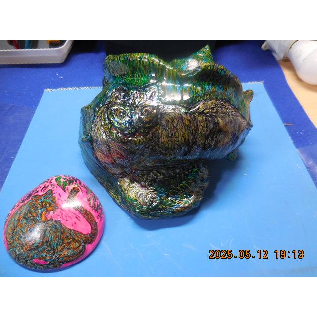 夜光貝 特大夜光貝 14x17cm 美品 置物 ピカピカ ツルツル 色合いが綺麗