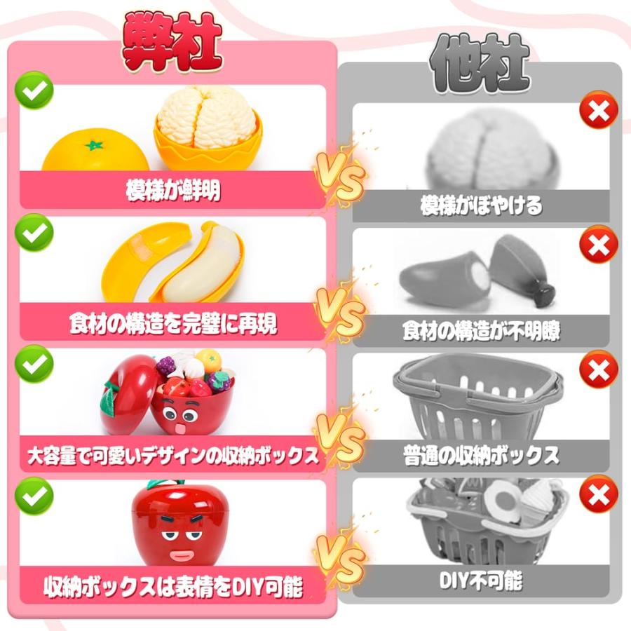 おままごとセット Cute Stone 74点セット おままごと 食材 リンゴ