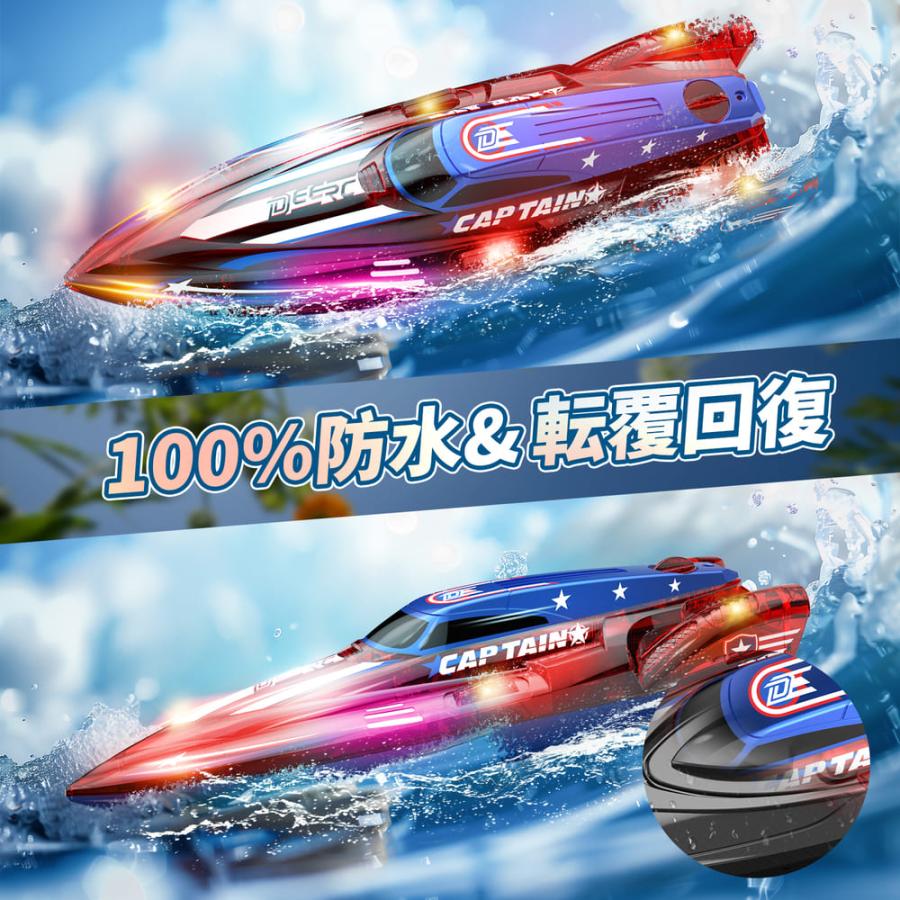 DEERC DEERC 2台セット ラジコンボート ラジコン 船 ボート こども向け 
